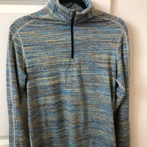 lululemon multicolor men’s rulu half zip, Size S